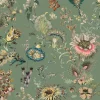 FLORA FANTASIA Wallpaper - Verdigris