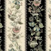 FLORA FANTASIA Wallpaper - Noir Stripe
