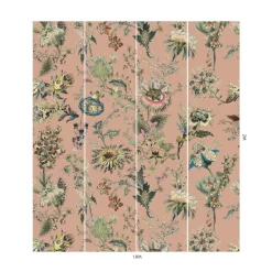 FLORA FANTASIA Wallpaper - Bisque Pink
