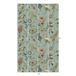 FLORA FANTASIA Wallpaper - Sky Blue