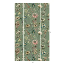 FLORA FANTASIA Wallpaper - Verdigris