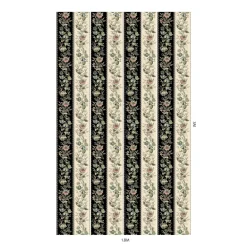 FLORA FANTASIA Wallpaper - Noir Stripe