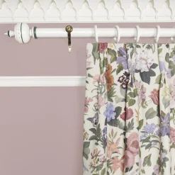 FLORALIA Cotton Linen Curtain - Ecru