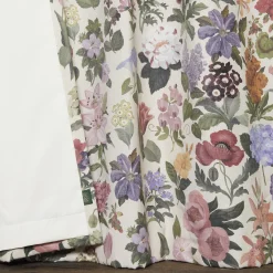 FLORALIA Cotton Linen Curtain - Ecru