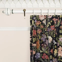 FLORALIA Velvet Curtain - Noir