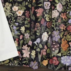 FLORALIA Velvet Curtain - Noir