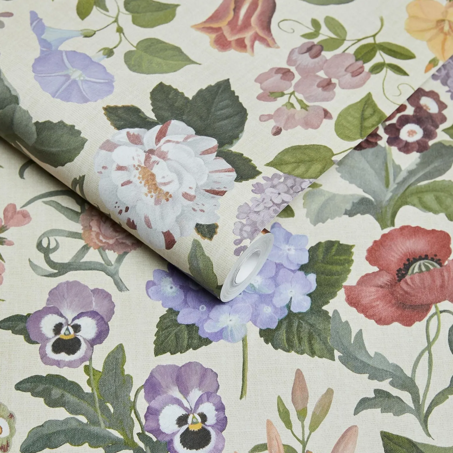 FLORALIA Wallpaper - Ecru