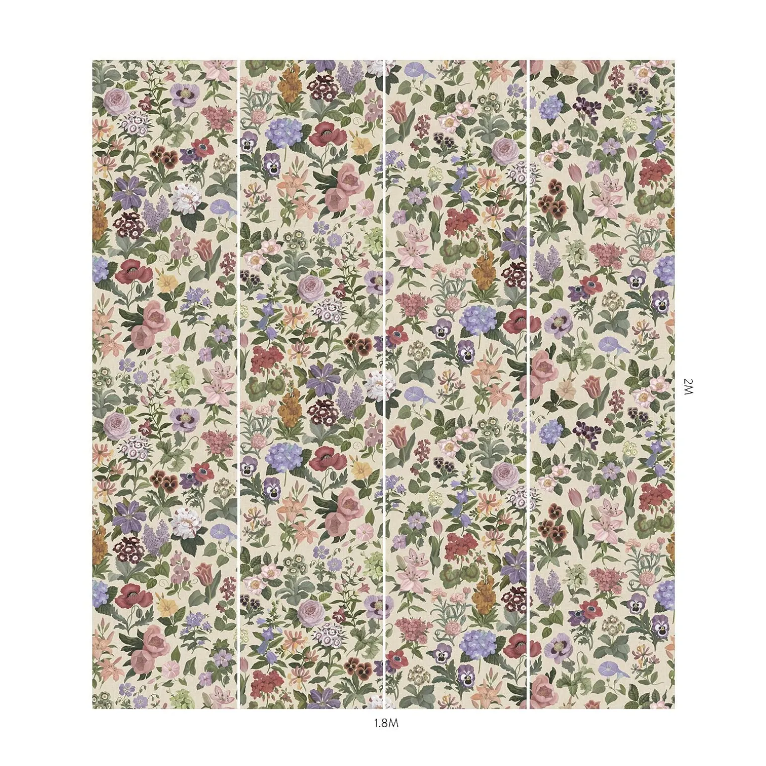 FLORALIA Wallpaper - Ecru