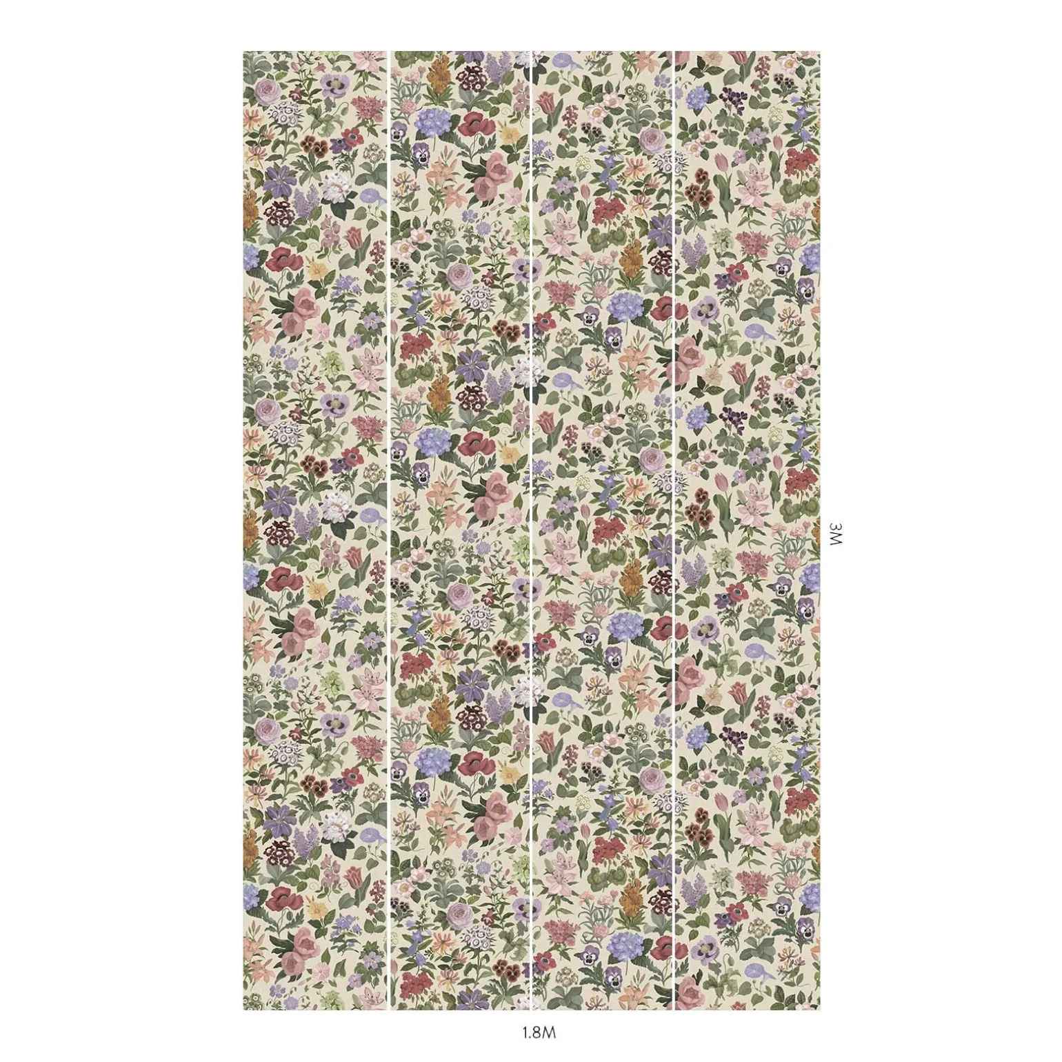 FLORALIA Wallpaper - Ecru