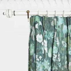 FLORIBUNDA MAGNA Cotton Linen Curtain - Verde