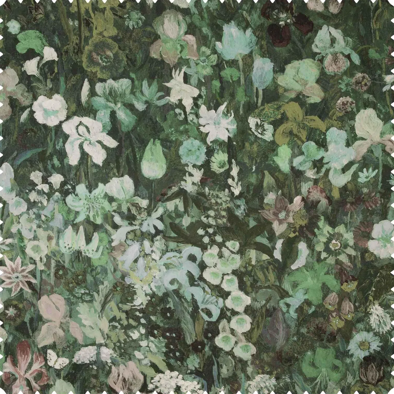 FLORIBUNDA MAGNA Cotton Linen - Verde