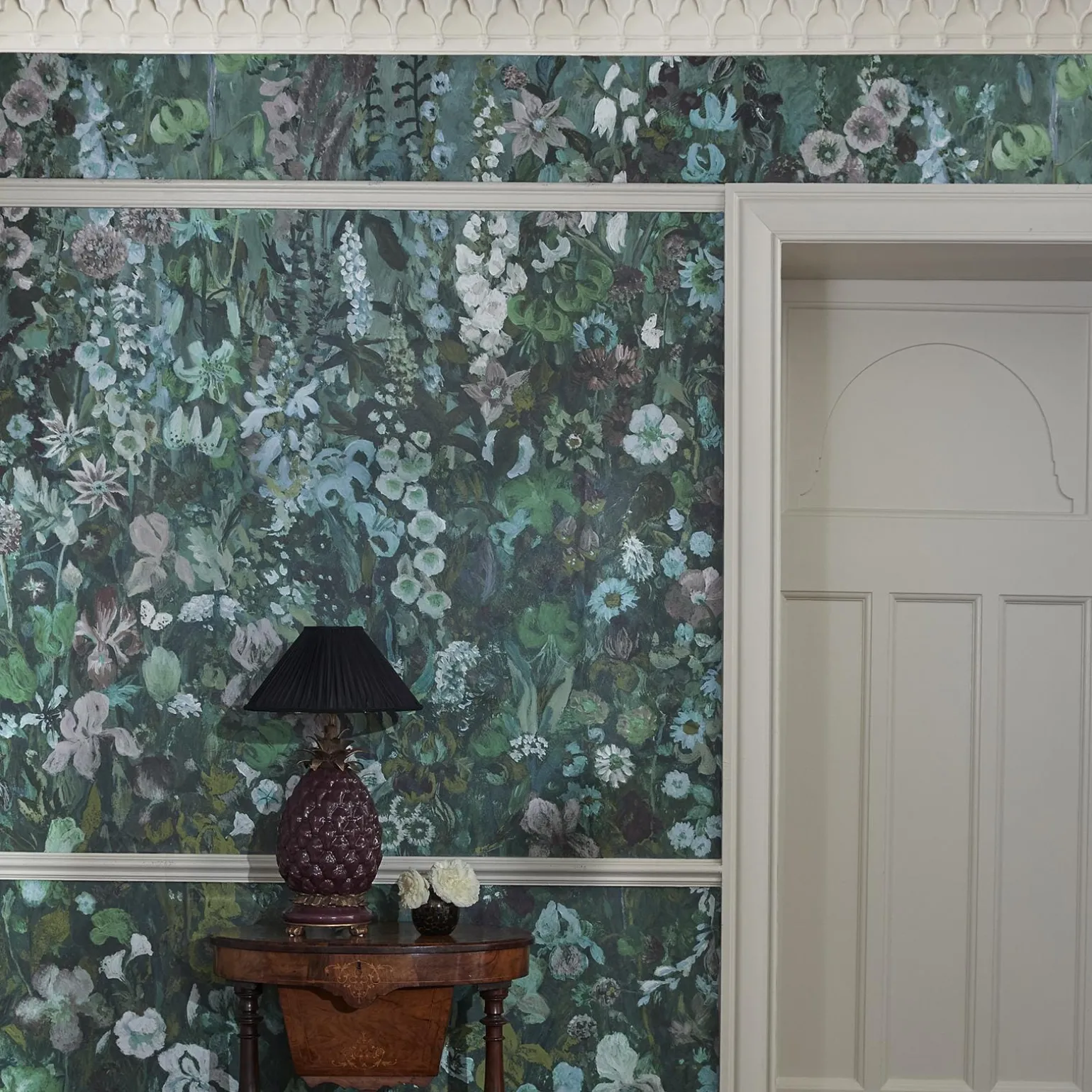 FLORIBUNDA MAGNA Wallpaper - Verde