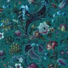 FLORIKA Wallpaper - Petrol