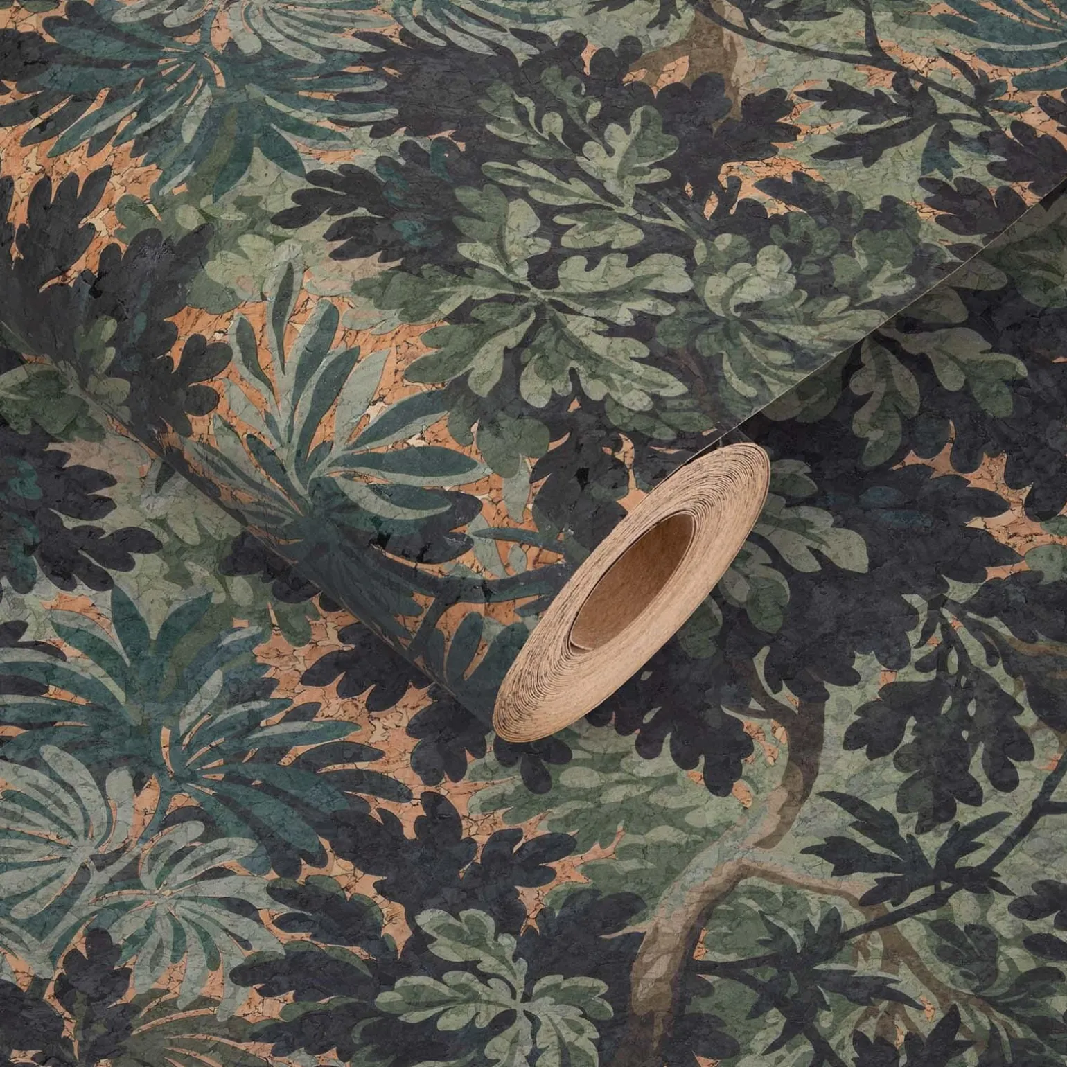 FORIS Cork Wallpaper - Cerulean