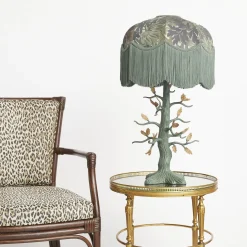 FORIS Cotton Linen Tilia Lampshade - Verdure