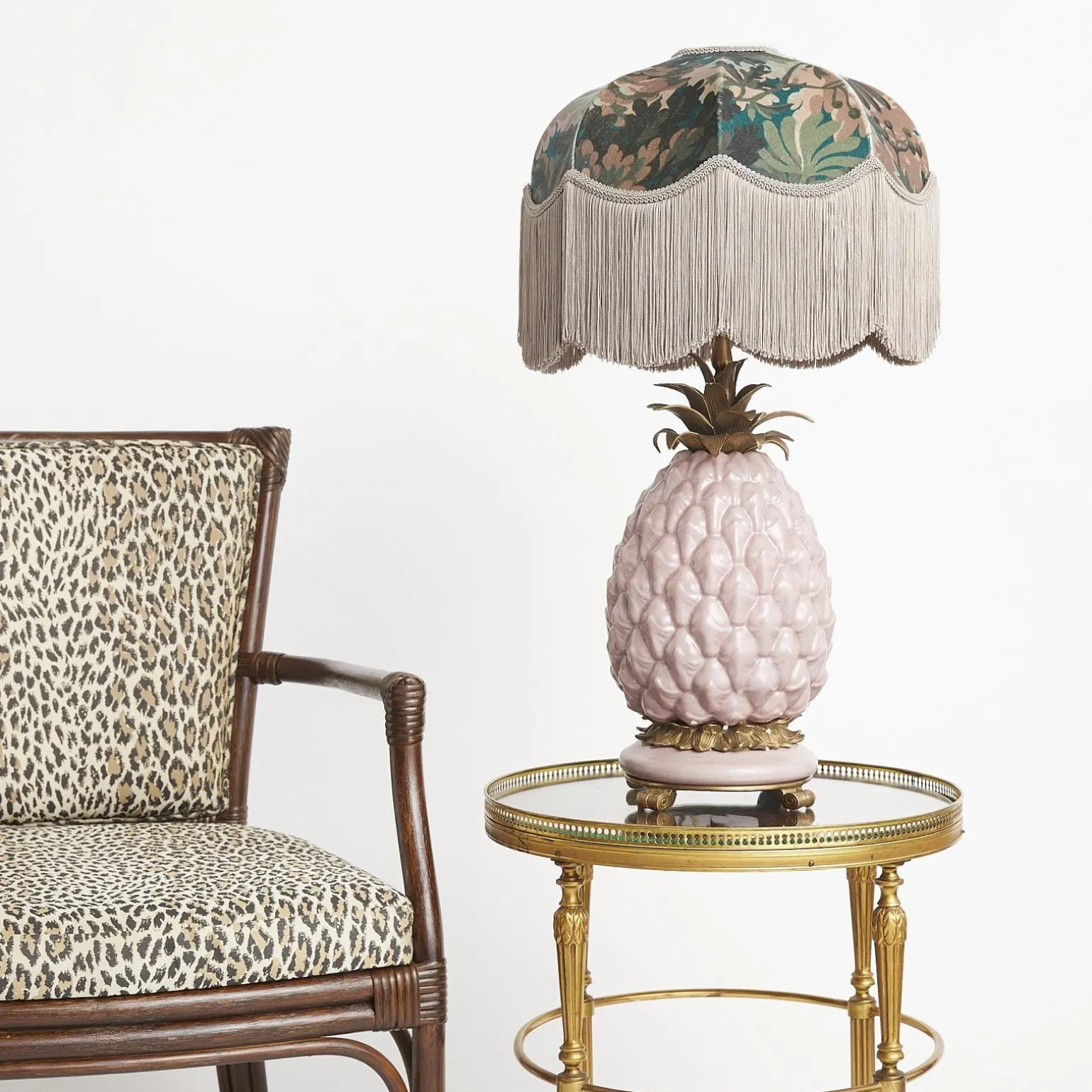FORIS Velvet Tilia Lampshade - Cerulean