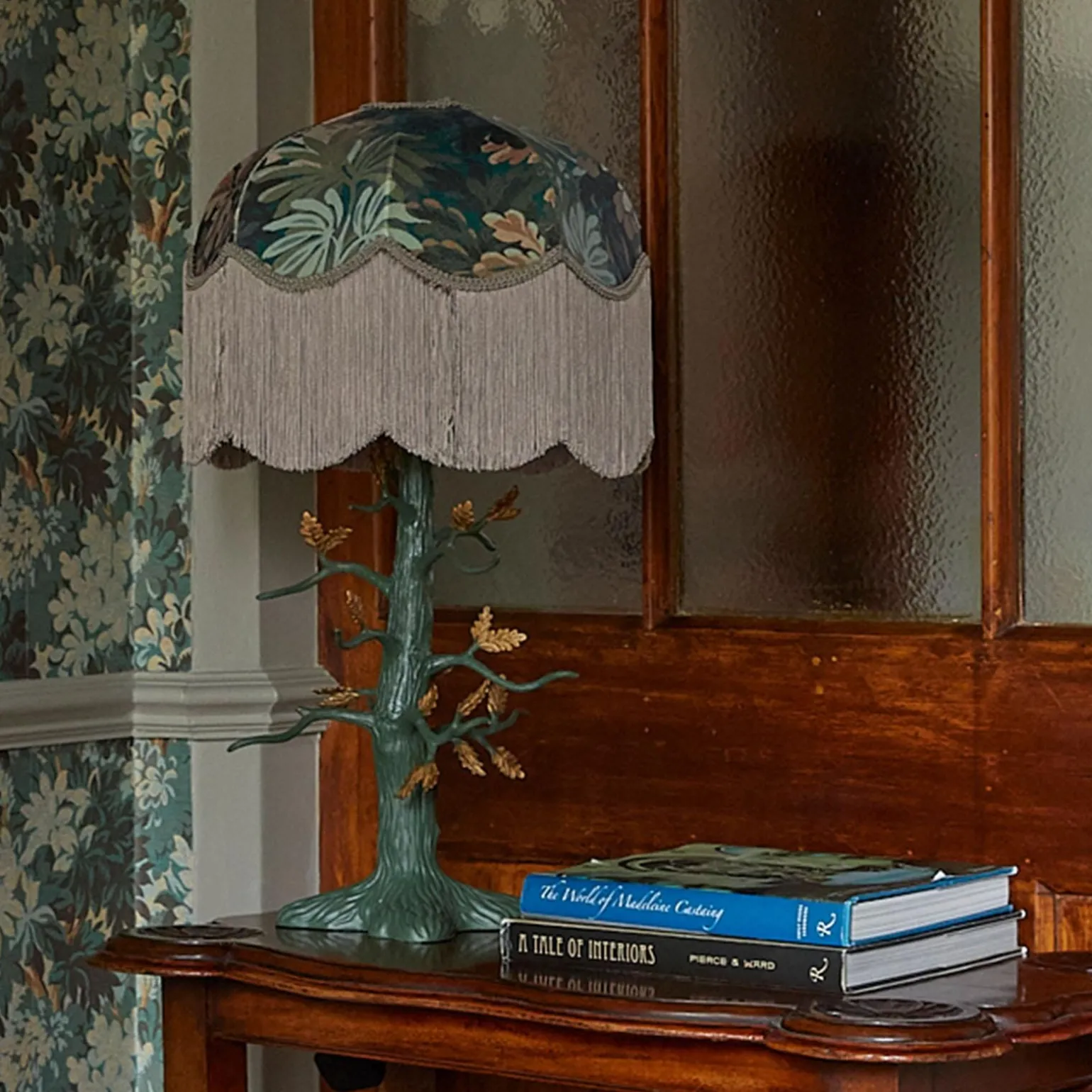 FORIS Velvet Tilia Lampshade - Cerulean