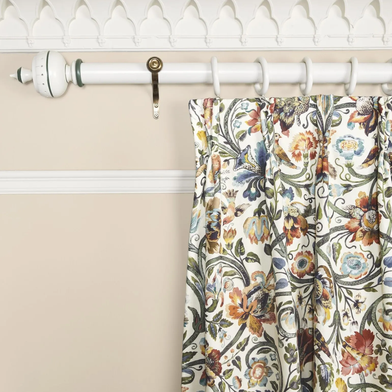 GAIA Cotton Linen Curtain - Ecru