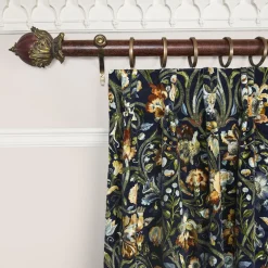 GAIA Velvet Curtain - Midnight