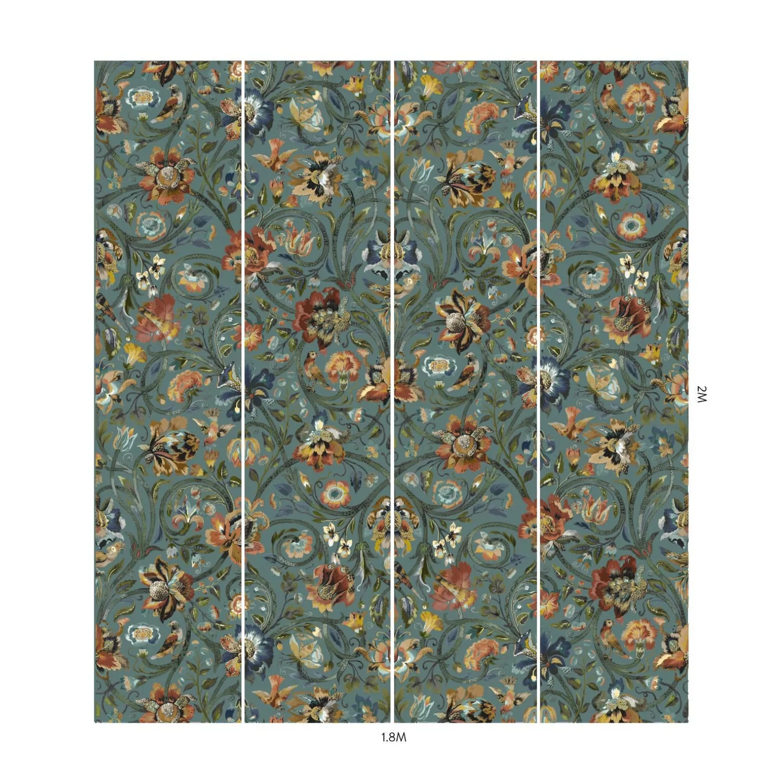 GAIA Wallpaper - Prussian Blue