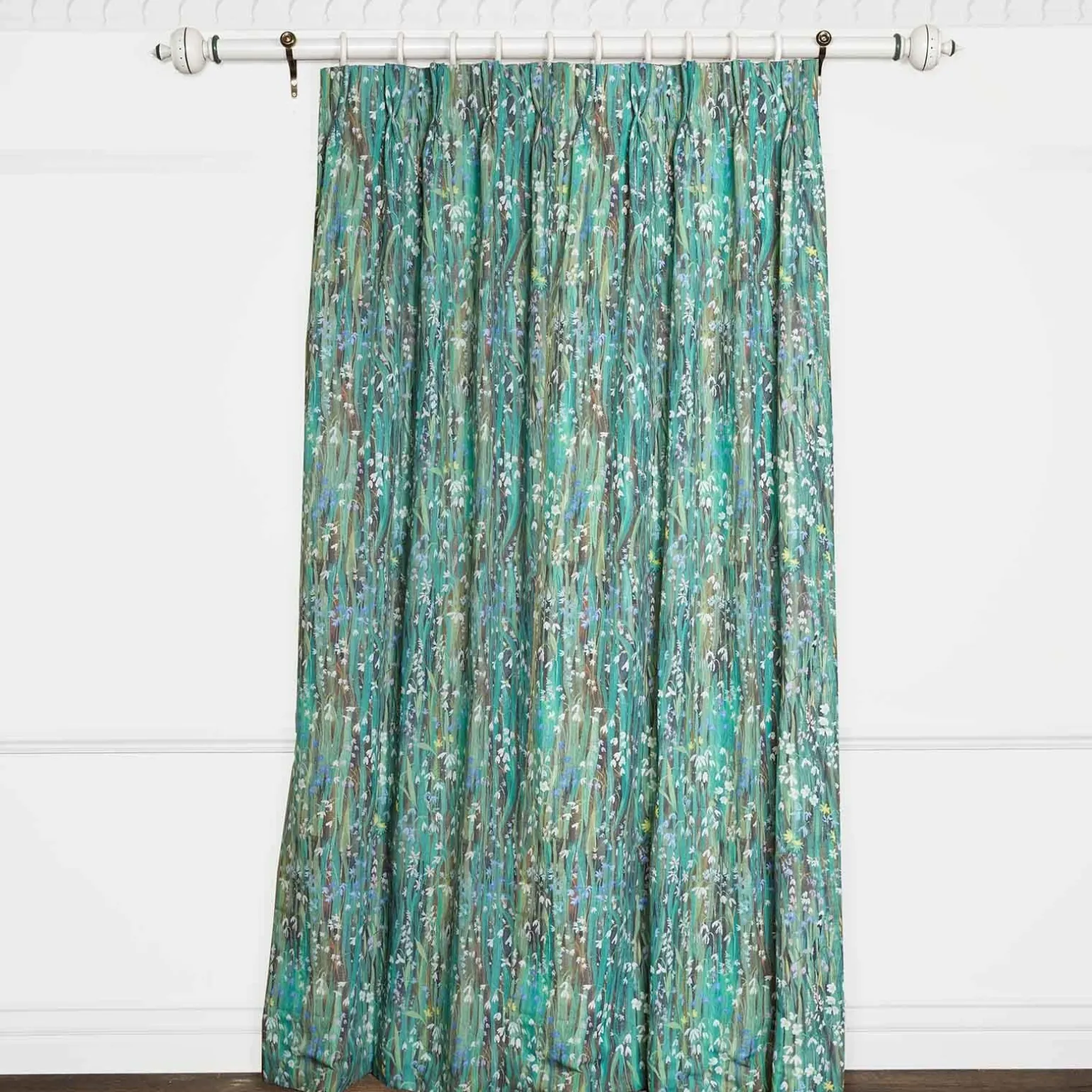 GALANTHI Cotton Linen Curtain - Viridis