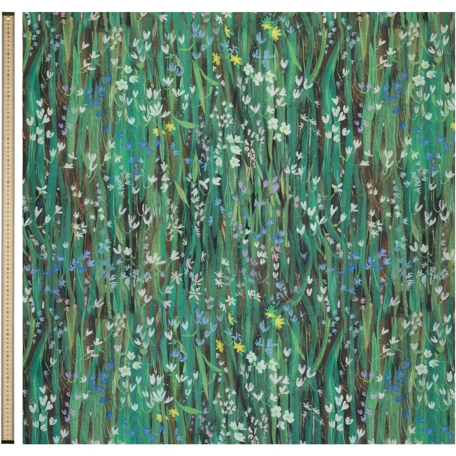 GALANTHI Cotton Linen Curtain - Viridis