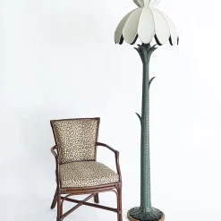 GALANTHUS Silk Standard Lampshade - Ecru