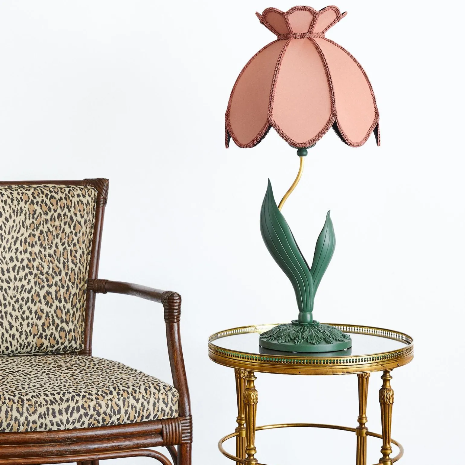 GALANTHUS Silk Table Lampshades - Tourmaline