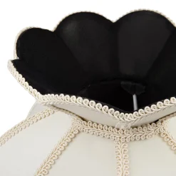 GALANTHUS Silk Table Lampshades - Ecru