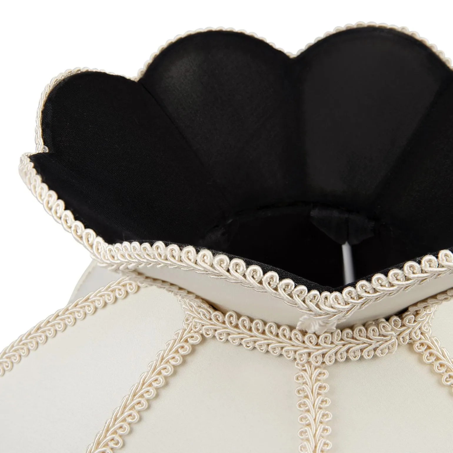 GALANTHUS Silk Table Lampshades - Ecru