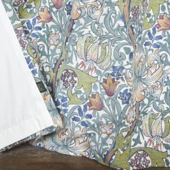 GOLDEN LILY Jacquard Curtain - Parchment