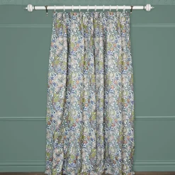 GOLDEN LILY Jacquard Curtain - Parchment