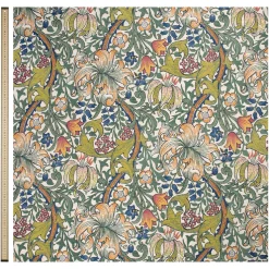 GOLDEN LILY Jacquard Curtain - Parchment