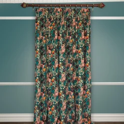 GOLDEN LILY Velvet Curtain - Apatite