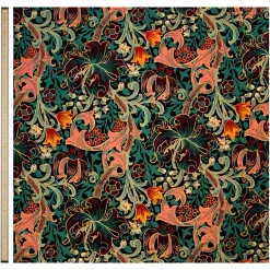 GOLDEN LILY Velvet Curtain - Apatite
