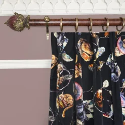 HACKNEY EMPIRE Velvet Curtain - Midnight