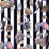 HACKNEY EMPIRE Wallpaper - Midnight Stripe