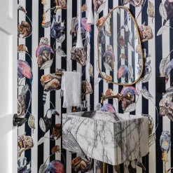 HACKNEY EMPIRE Wallpaper - Midnight Stripe