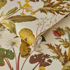 HERBARIUM Wallpaper - Ecru