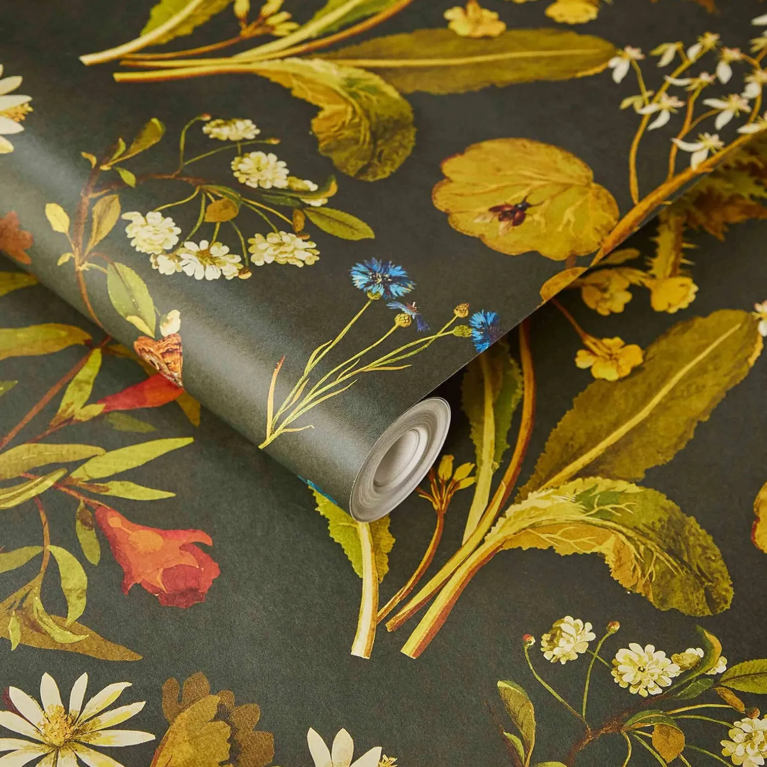 HERBARIUM Wallpaper - Forest Green-Spruce