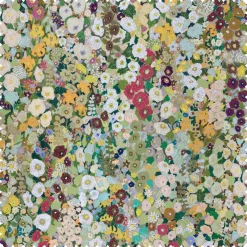 HOLLYHOCKS Cotton Linen - Summer