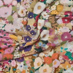 HOLLYHOCKS Cotton Linen - Spring