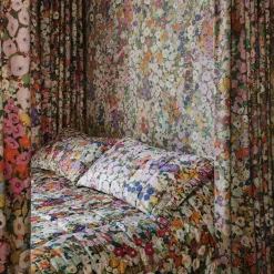 HOLLYHOCKS Cotton Linen - Spring