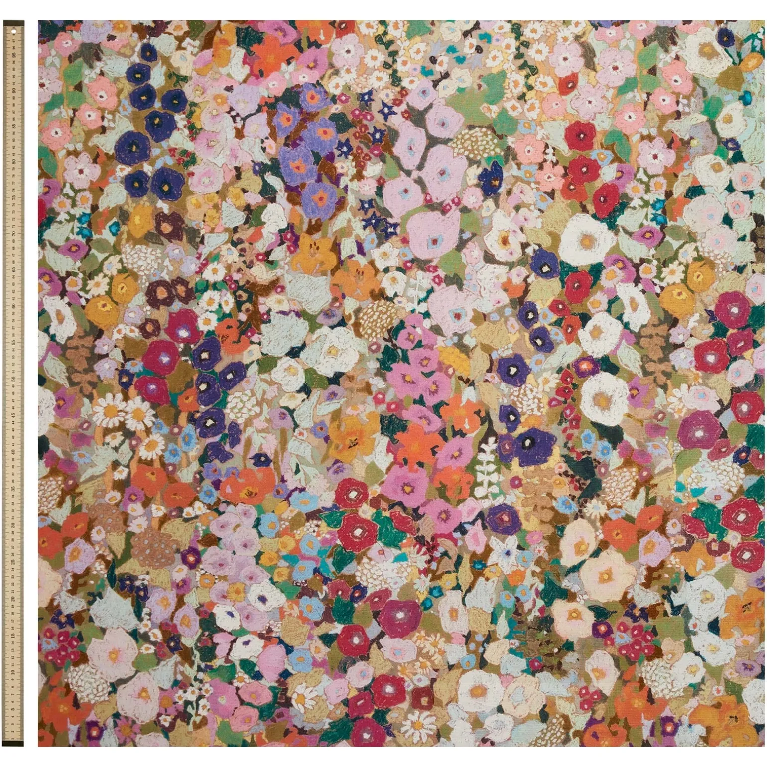 HOLLYHOCKS Cotton Linen - Spring