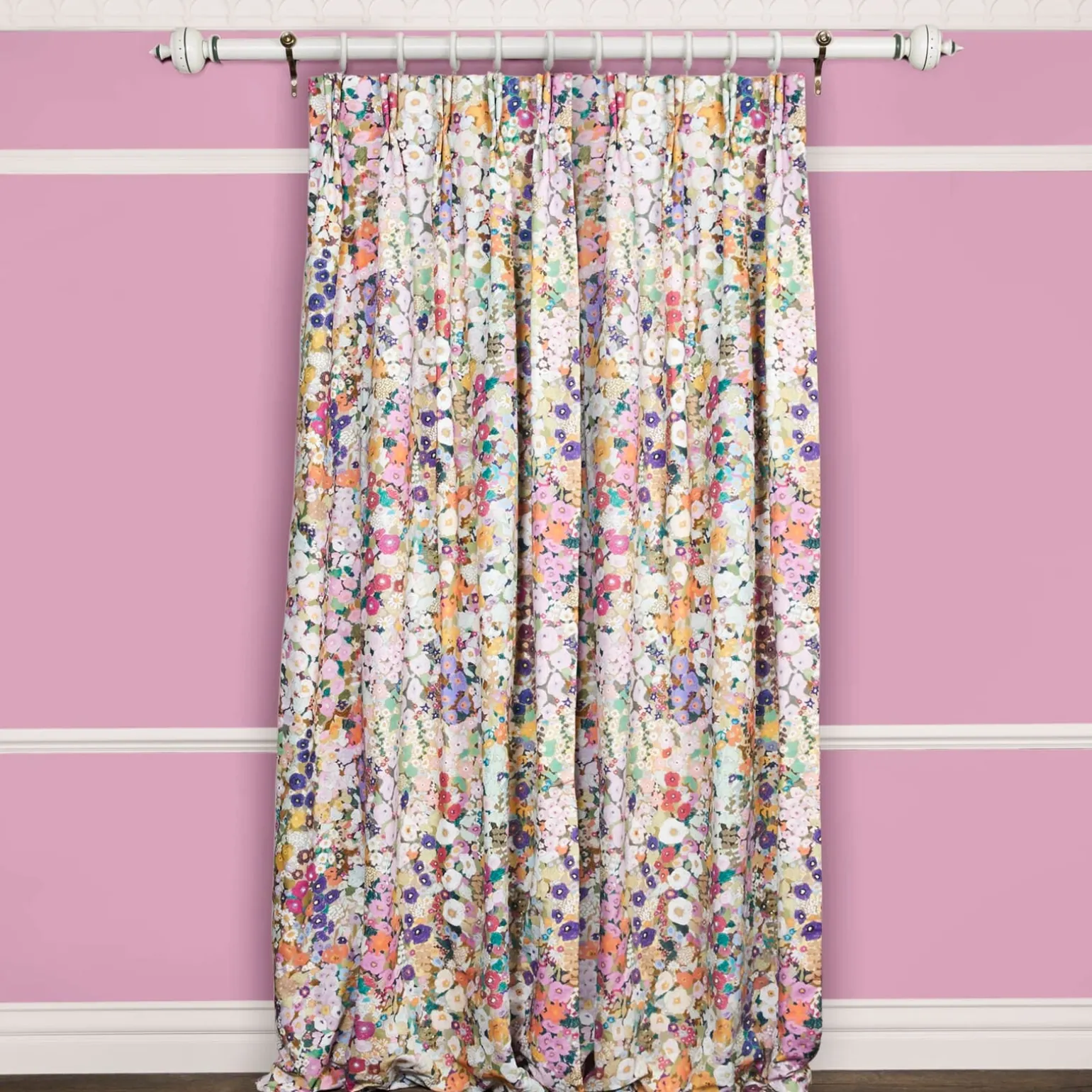 HOLLYHOCKS Cotton Linen - Spring