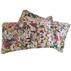 HOLLYHOCKS Cotton Sateen Pillowcases - Spring (Set of 2)