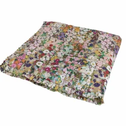 HOLLYHOCKS Cotton Sateen Quilt - Spring