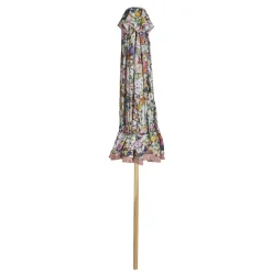 HOLLYHOCKS Parasol - Spring