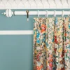 HOLLYHOCKS Velvet Curtain - Autumn