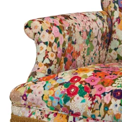 HOLLYHOCKS Velvet Loveseat - Spring